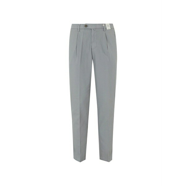 ミース メンズ 心地好いズボン下 ボトムス Belt-loop pleated trousers Grey