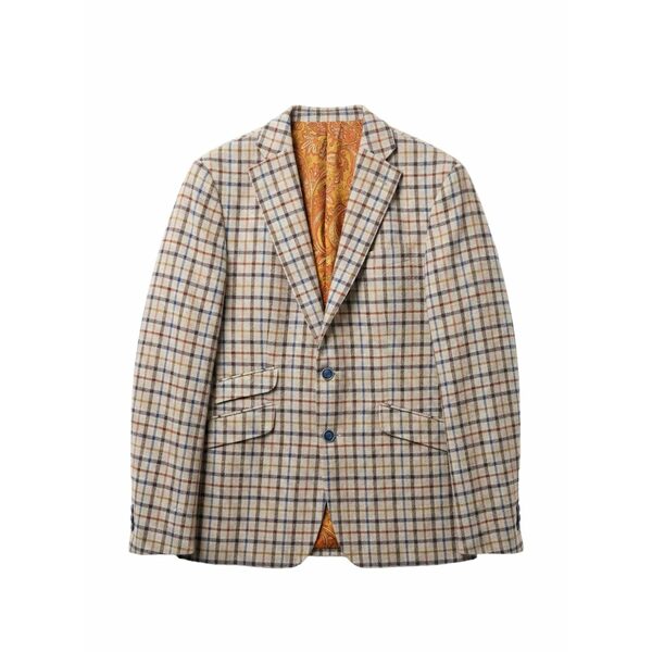 アブザイツ メンズ ジャケット＆ブルゾン アウター Club check tailored blazer Neutrals｜asty