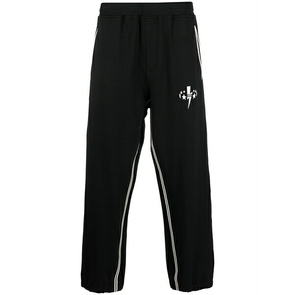 ニールバレット メンズ 心地好いズボン下 ボトムス X james harden logo-print sweatpants Black