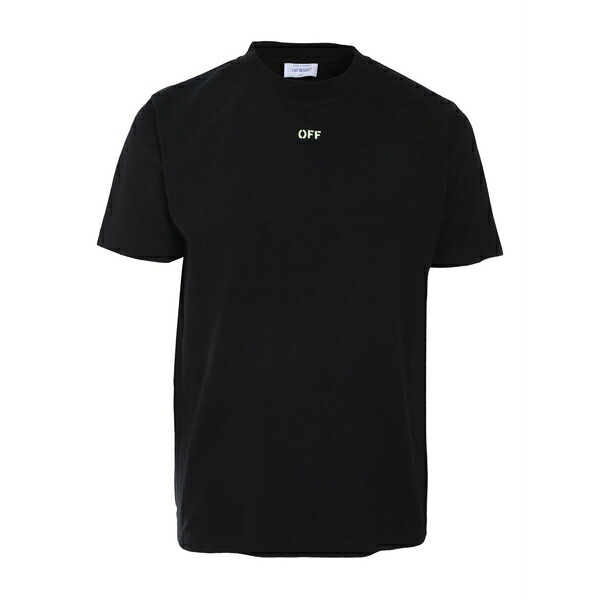 象牙色 メンズ プルオーバー トップス Croco arrow-print t-shirt Black