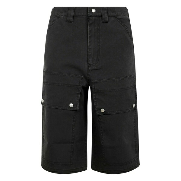 オーエーエムシー メンズ 心地よいズボン下 ボトムス Peacemaker knee-length shorts  Black