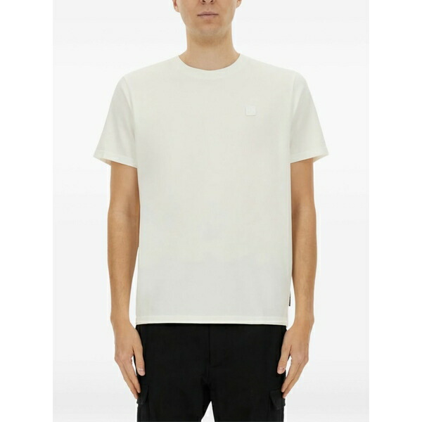 ムースナックルズ メンズ ティーシャツ トップス Cotton t-shirt Neutrals