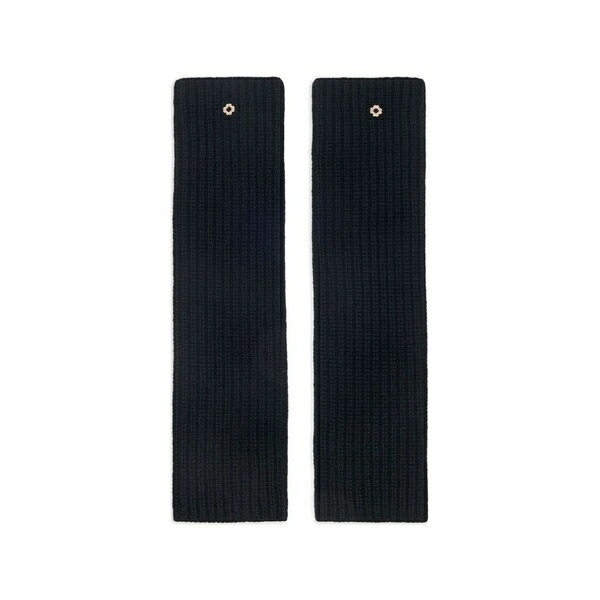 マージュ レディース 手袋 アクセサリー Flower appliqu£ gloves Black|asty