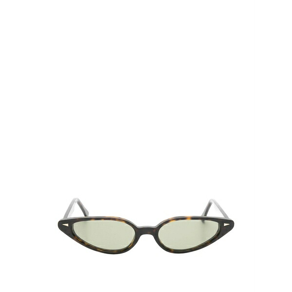 アレム メンズ サングラス・アイウェア 添え物 Comedie oval-frame sunglasses Brown