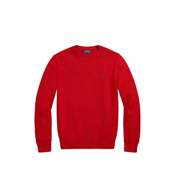 ラルフローレン メンズ 編み物\u0026ティーシャツ アウター Embroidered-logo sweater Red