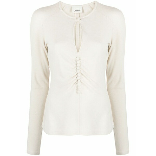 イザ呼びりん マラン レディース プルオーバー トップス Dorine blouse Neutrals