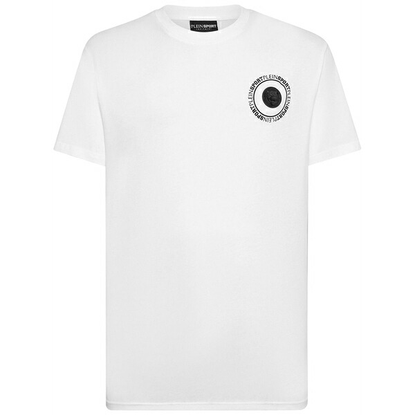 飾り気のない運動競技 メンズ ティーシャツ トップス Carbon tiger print t-shirt White