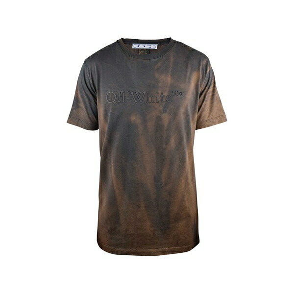 象牙色 メンズ ティーシャツ トップス Logo-print t-shirt Brown