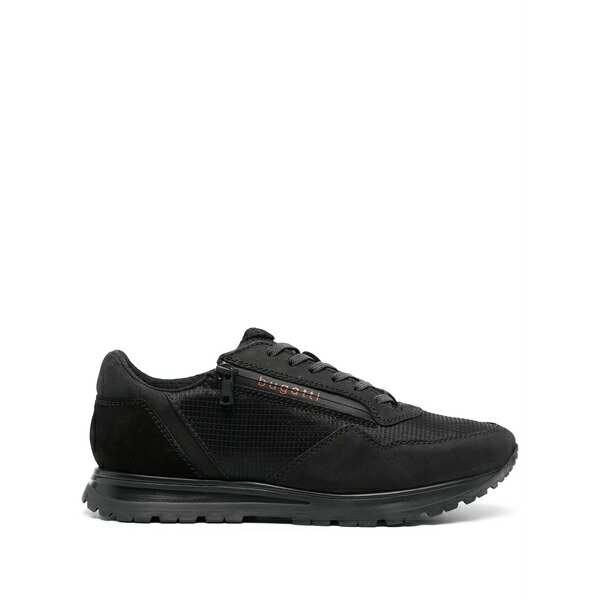 ブガッティ メンズ スニーカー シューズ Philip panelled sneakers Black