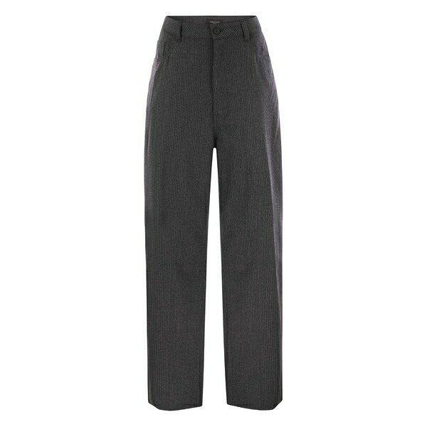 ファビアナ フィリッピ レディース 心地好いズボン下 ボトムス Pinstripe-pattern trousers Grey