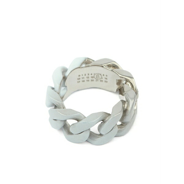 マルタンマルジェラ メンズ 輪っか 佩び物 Numeric ring  Silver