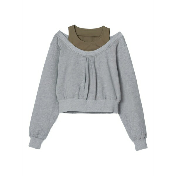 スリーワンフィリップリム レディース 編み物\u0026ティーシャツ アウター Cut-out long-sleeve sweatshirt Grey