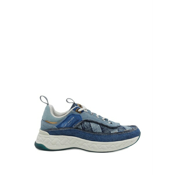 カートジェイガーロンドン レディース スニーカー シューズ Kensington panelled denim sneakers Blue