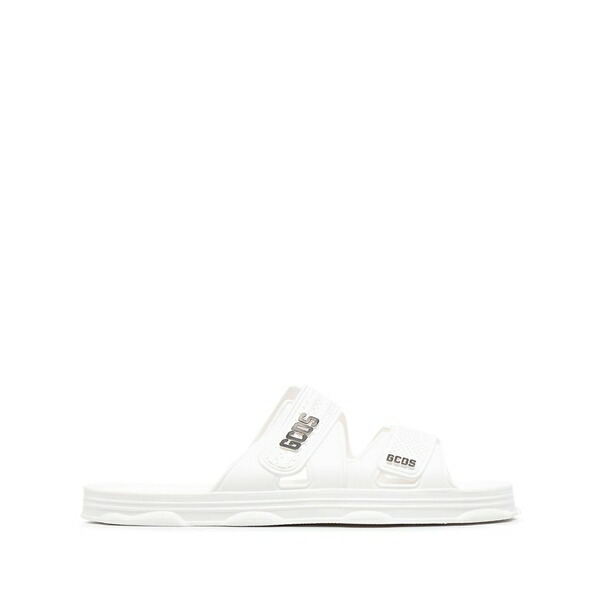 ジーシーディーエス メンズ サンダル シューズ Logo slippers White