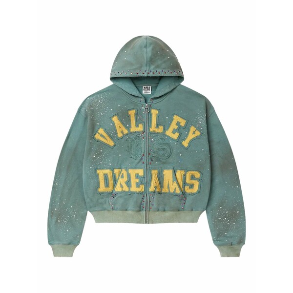 頭を覆う物 メンズ パーカー・スウェットシャツ アウター Bank zip-up hoodie Green