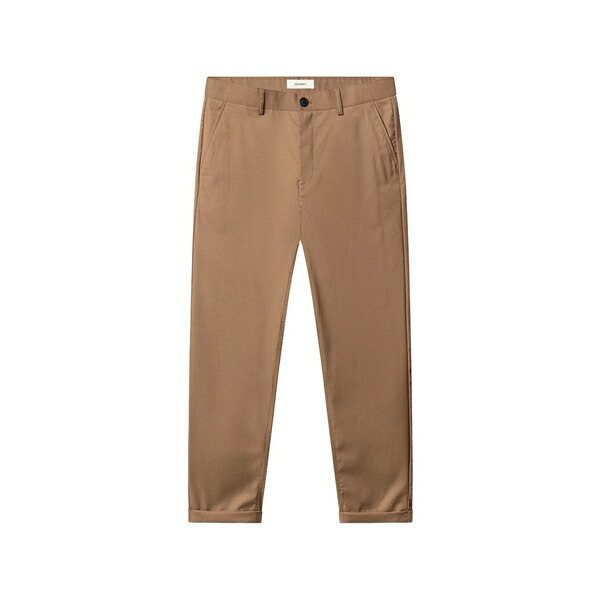 ギャバ メンズ 心地よいズボン下 ボトムス Joe turn-up chinos Brown