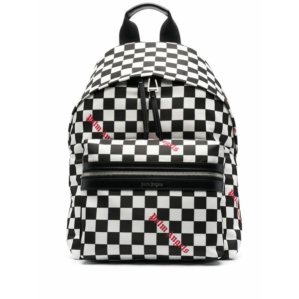 パーム・エンジェルス メンズ うしろ側風呂敷き包み・背嚢 御徒面子 Damier check print backpack White