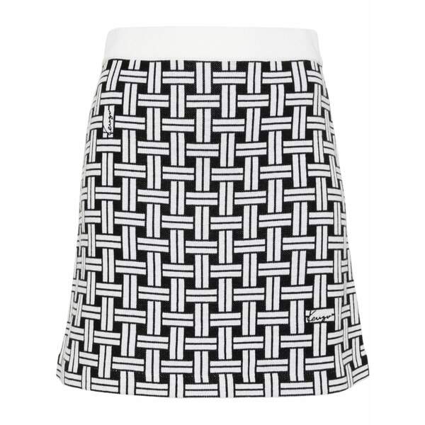 ケンゾー レディース スコート ボトムス Patterned-jacquard mini skirt White