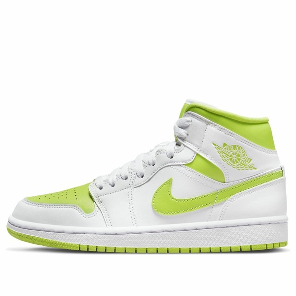 Jordan ジョーダン レディース スニーカー 【(WMNS) Air Jordan 1 Mid 'White Lime' BQ6472-131】 サイズ US_5.5(22.5cm)｜asty