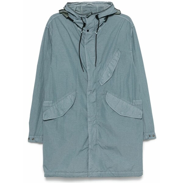シーピーカンパニー メンズ ジャケット＆ブルゾン アウター Goggles-detail jacket Blue｜asty