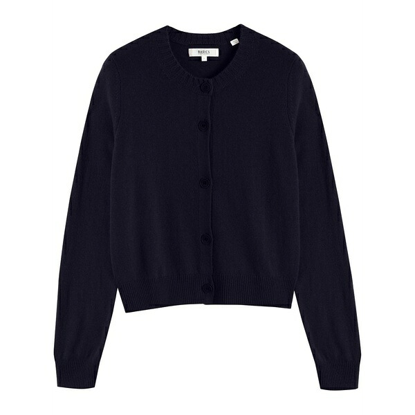 チンティアンドパーカー レディース ジレー アウター Crew-neck knitted cardigan Blue