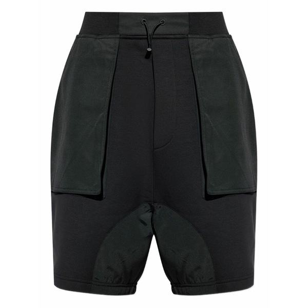 ディースクエアード メンズ カジュアルパンツ ボトムス Panelled drawstring shorts Black|asty