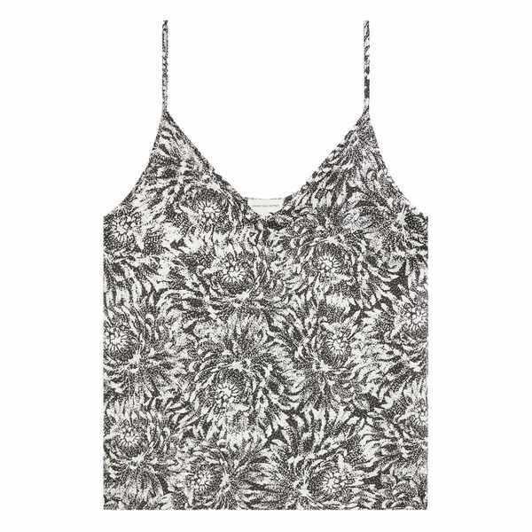 ドリス・ヴァン・ノッテン レディース カットソー トップス Printed silk top Neutrals｜asty