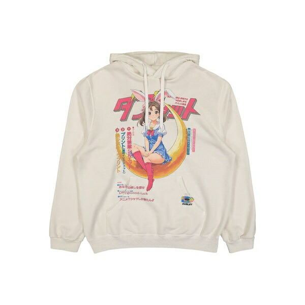 ダブレット メンズ パーカー・スウェットシャツ アウター Anime-print hoodie Neutrals｜asty