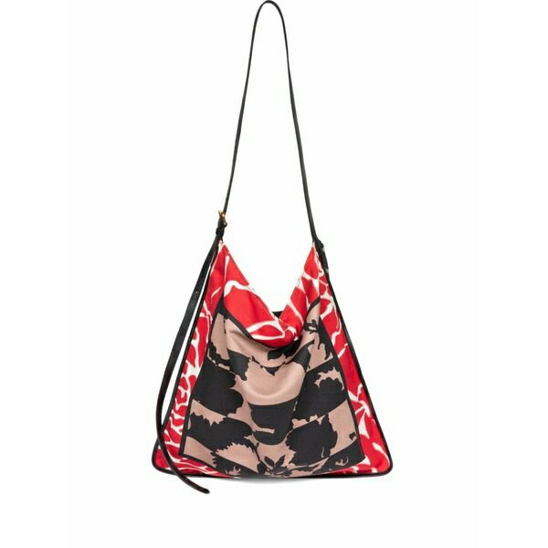 ドリス・ヴァン・ノッテン レディース ショルダーバッグ 御徒面子 Large graphic-print shoulder bag Red