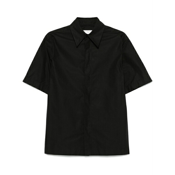 ジル・サンダー メンズ シャツ トップス Cotton shirt Black｜asty