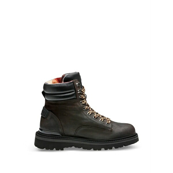 ボグナー メンズ ブーツ シューズ Lace-up lug-sole boots Brown