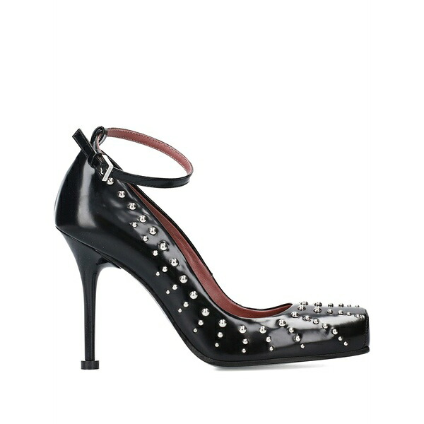 プレミアータ レディース パンプス シューズ Studded ankle strap pumps Black