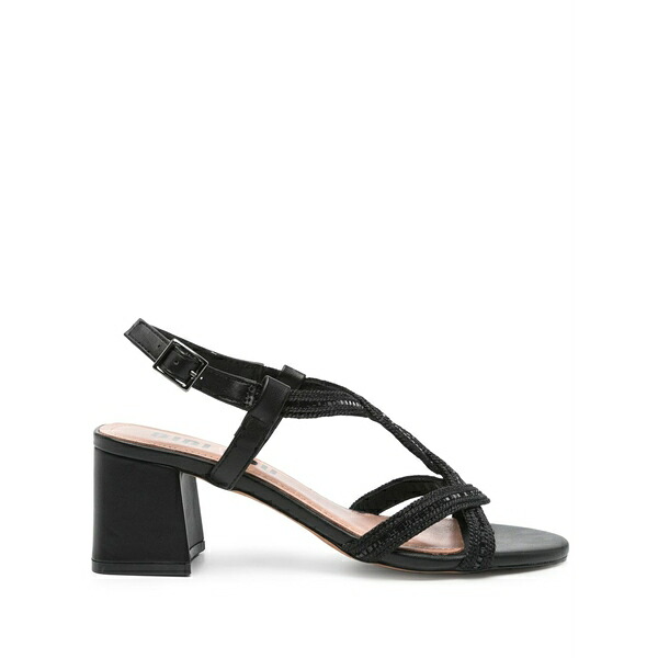 ビビロウ レディース サンダル シューズ 60mm rhinestone-embellished sandals Black|asty