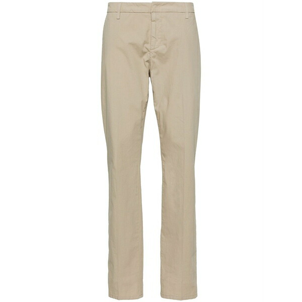 ドンダップ メンズ カジュアルパンツ ボトムス Spiritissimo mid-rise slim-fit chinos Neutrals|asty
