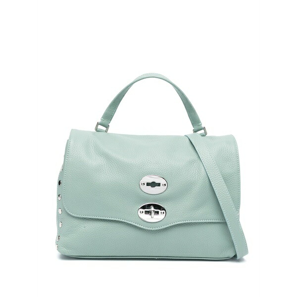 ザネラート レディース ショルダーバッグ 御徒面子 Postina leather crossbody bag Green