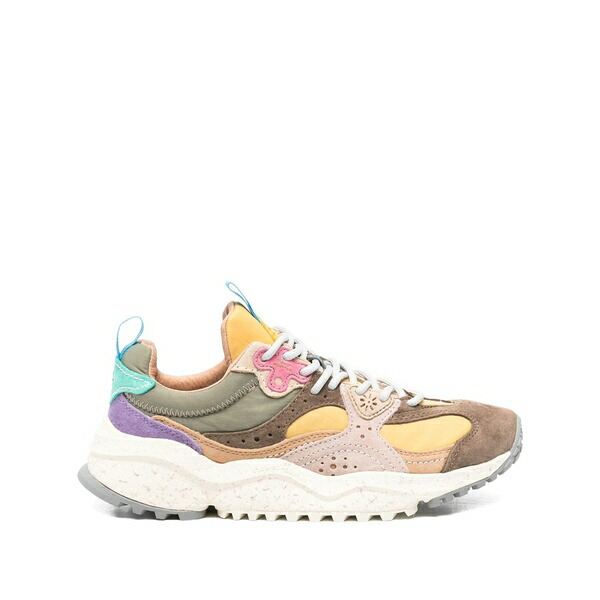 フラワーマウンテン レディース スニーカー シューズ Wave sneakers Yellow|asty