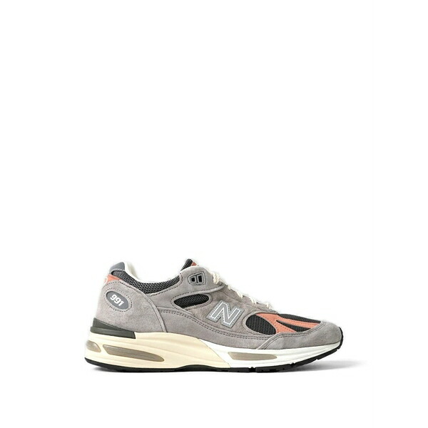 ニュー平衡にする メンズ スニーカー シューズ 991v2 mesh sneakers Grey