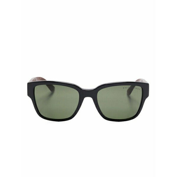 ラルフローレン メンズ サングラス・アイウェア アクセサリー Rectangle-shape sunglasses Black