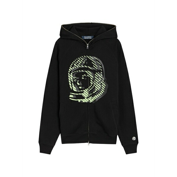 ビリオネアボーイズクラブ メンズ パーカー・スウェットシャツ アウター Glow atro zip-up hoodie Black｜asty