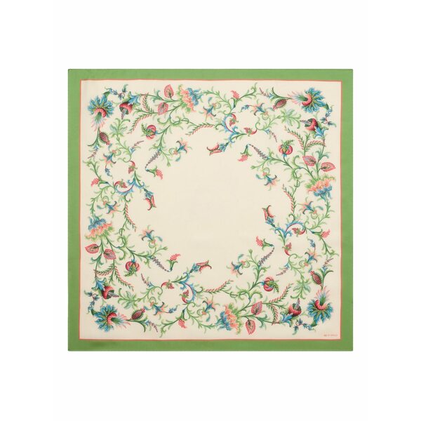 エトロ レディース えり巻き・袈裟・えり巻き 付属物 Circular floral motif silk scarf Neutrals