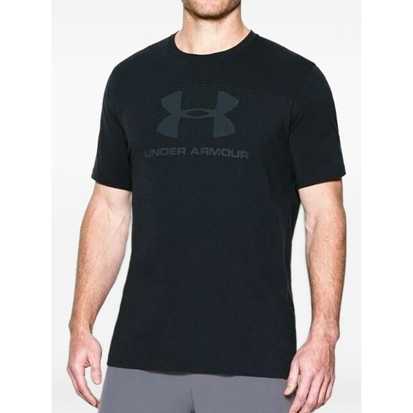 アンダーアーマー メンズ プルオーバー トップス Logo shortsleeve t-shirt Black
