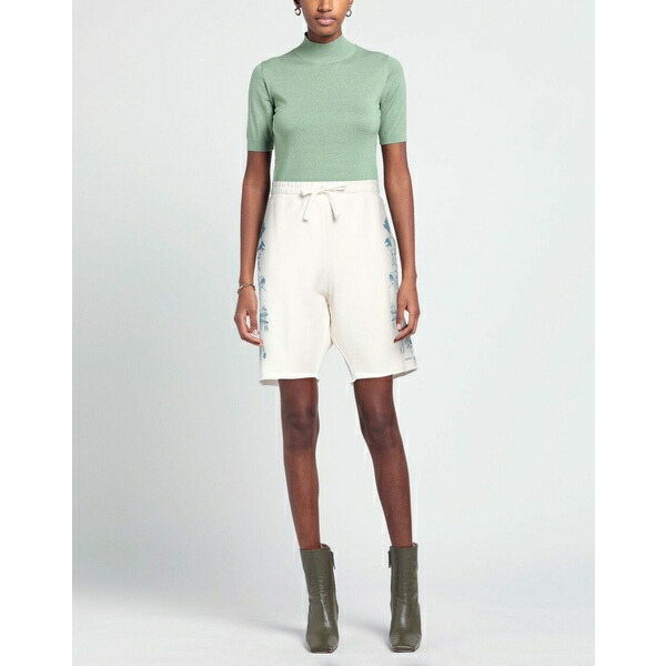 レッドヴァレンティノ　レディース　カジュアルパンツ　Shorts　ボトムス　Bermuda　Shorts　White