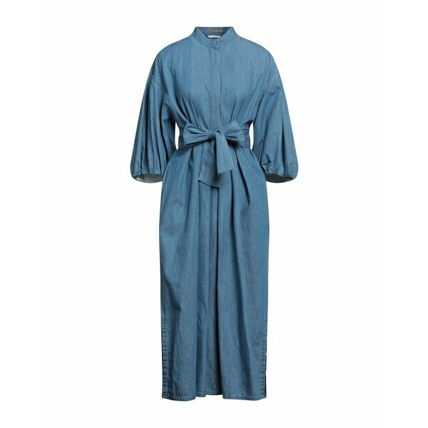 古典サルテペッテゴーレ レディース ワンピース トップス Midi dresses Blue asty