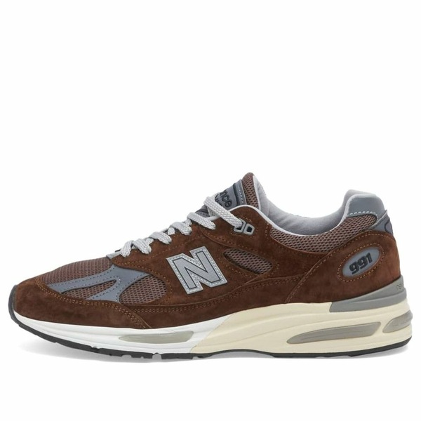 New Balance ニューバランス メンズ スニーカー  【New Balance 991v2 Made in England Pinecone U991BR2】  サイズ US_7.5(25.5cm)