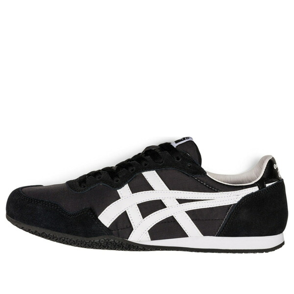 Onitsuka Tiger オニツカタイガー メンズ スニーカー  【Onitsuka Tiger Serrano \u0027Black White\u0027 1183B400-001】  大きさ US_12(30.0糎)