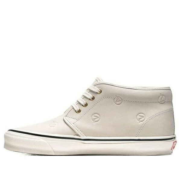 Vans バンズ メンズ スニーカー  【Vans LQQK Studios x OG Chukka Boot LX \u0027Circle V - Cream\u0027 VN0A5FBV2SP】  大いさ US_6.5(24.5糎) 靴-スニーカー
