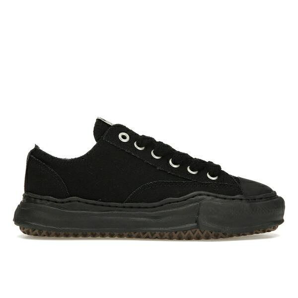 Maison Mihara Yasuhiro ミハラヤスヒロ メンズ スニーカー 【Maison Mihara Yasuhiro Peterson OG Sole Canvas Low Black Black】 サイズ US_10(28.0cm) Black/Black|asty