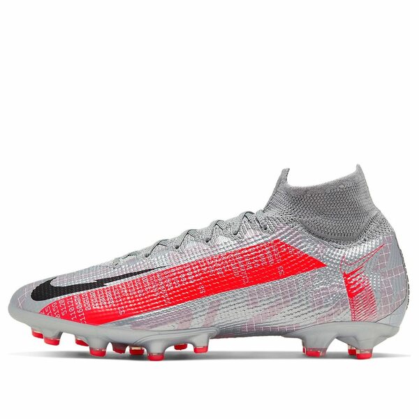 Nike ナイキ メンズ スニーカー 【Nike Mercurial Superfly 7 Elite AG Pro 'Metallic Grey Crimson' AT7892-906】 サイズ US_11(29.0cm)|asty