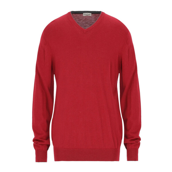 カシミアカンパニー CASHMERE COMPANY メンズ ニットセーター アウター Sweaters Red 【限定セール！】