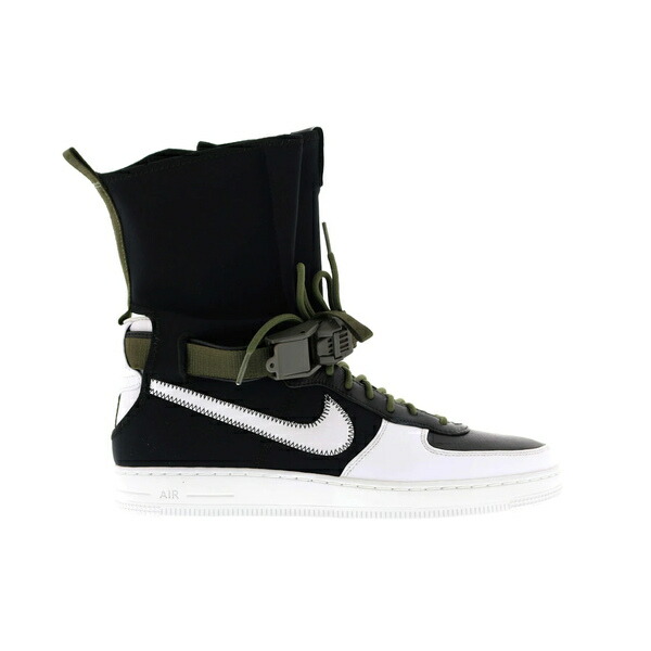 Nike ナイキ メンズ スニーカー  【Nike Air Force 1 Downtown Acronym Black White】  サイズ US_7.5(25.5cm) Black/White-Medium Olive